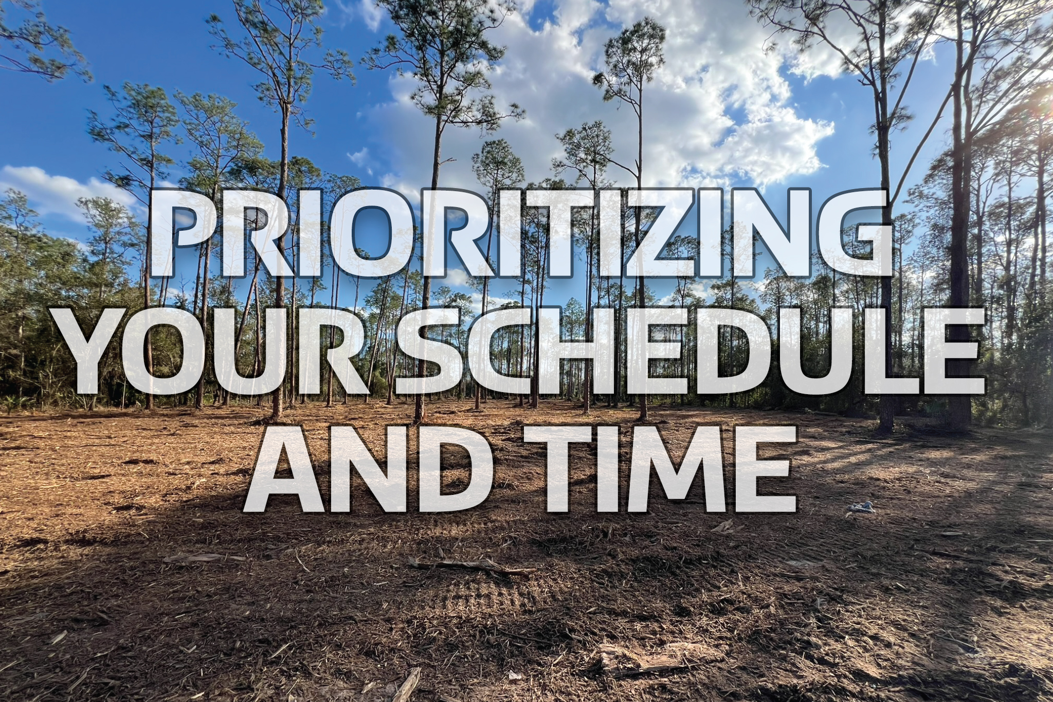 Prioritizing Your Schedule & Time w:words